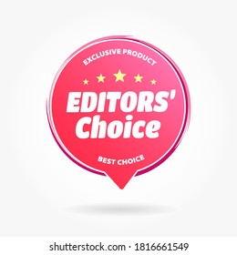 Editors' Choice Shopping Round Tag