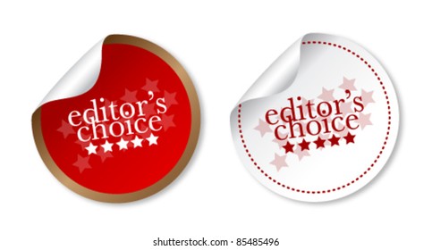 Editor's choice sticker