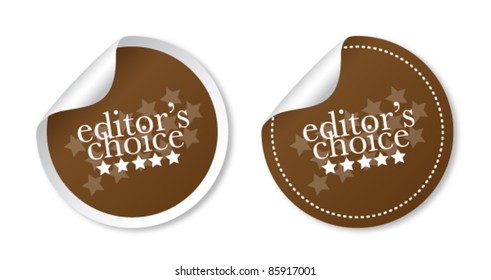 Editor's choice sticker