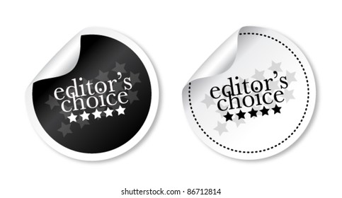 Editor's choice stickers