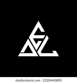 EDL letter logo creative design with vector graphic, EDL simple and modern logo. EDL luxurious alphabet design  