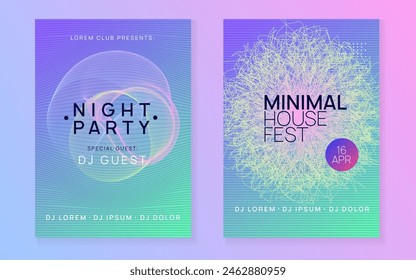 Edm Background. Violet Sound Design. Trance Vector. Soundwave Audio Illustration. Techno Concert Graphic. Green Dj Flyer. Party Poster. Blue Edm Background