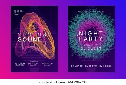 Edm Banner. Psychedelic Disco Invitation. Techno Flyer. Fest Trance Template. Green Party Magazine. Electro Cover. Violet Dance Poster. Blue Edm Banner