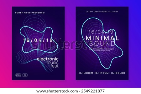 Edm Event. Electronic Beat Invitation. Violet Dj Banner. Night Club Set. Blue Music Background. Discotheque Concert Graphic. Electro Invite. Green Edm Event