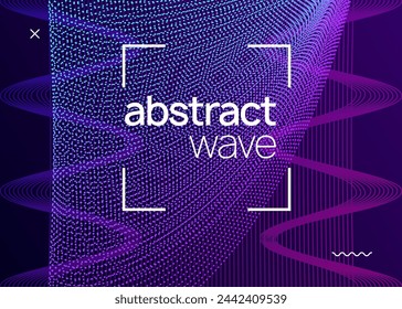 Edm Flyer. Electronic Beat Illustration. Party Magazine. Dance Festival Template. Concert Invite. Violet Music Banner. Green Fest Event. Blue Edm Flyer