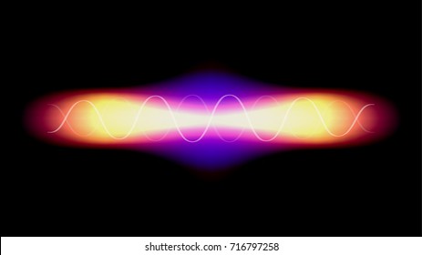 EDM Sound wave abstract technology vector background 