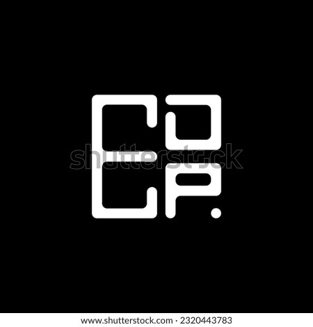 EDP letter logo creative design with vector graphic, EDP simple and modern logo. EDP luxurious alphabet design  