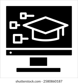 Edtech Icon Element For Design