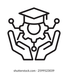 Edtech Icon Element for Design