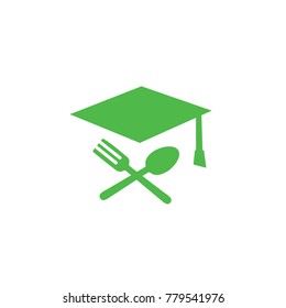  edu chief logo vector flat template