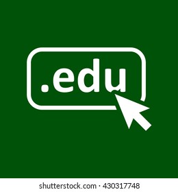edu icon. edu vector illustration