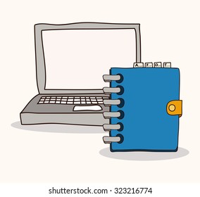 Eduaction  concept with back to school icons design, vector illustration eps 10