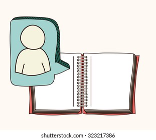 Eduaction  concept with back to school icons design, vector illustration eps 10