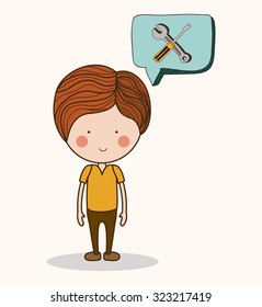 Eduaction  concept with back to school icons design, vector illustration eps 10