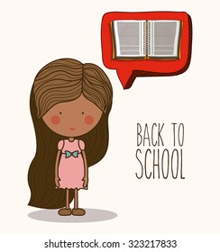 Eduaction  concept with back to school icons design, vector illustration eps 10