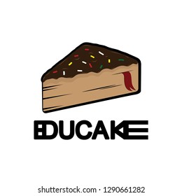 Educake iconic and unique logo concept