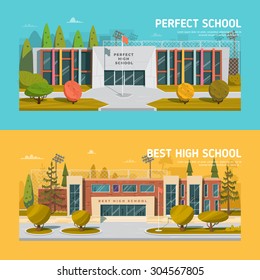 Educate theme vector collection