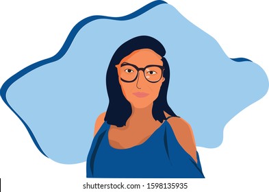 educated professional lady with glasses 