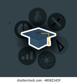 education and academia related icons image 