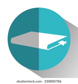 Education, academic trainning and science graphic design, vector illustration.