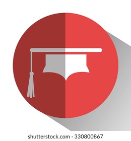 Education, academic trainning and science graphic design, vector illustration.