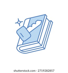 Icono de acceso a la Educación Vector ilustración de stock
