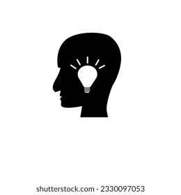 Education adviser icon isolated line on clean background. Idea concept line drawing icon in modern style. Vector illustration for your website mobile logo app UI design.