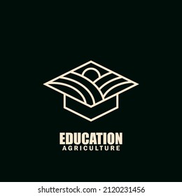 education agriculture icon vector illustration template design