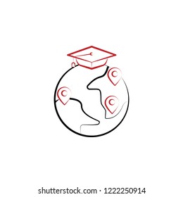 education for all 2 colored line icon. Simple colored element illustration. education for all outline symbol design from edecutaion set