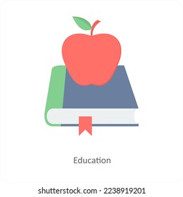 Education ans study icon concept