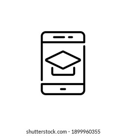 

Education App icon in vector. Logotype