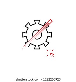 education apps 2 colored line icon. Simple colored element illustration. education apps outline symbol design from edecutaion set