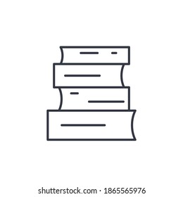 Education archives icon, linear isolated illustration, thin line vector, web design sign, outline concept symbol with editable stroke on white background.