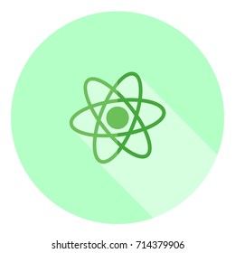 education Atom icon vector illustration