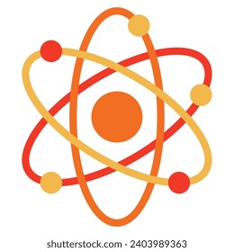 Education atom Vector object illustration
