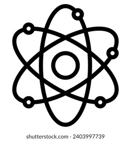 education atom vector object illustration
