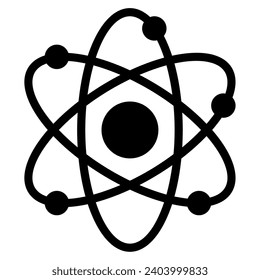 education atom vector object illustration