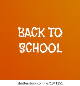 Education background. Back to school vector poster design