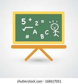 education blackboard vector 