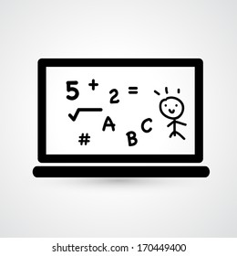 education blackboard vector 