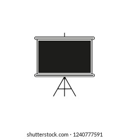 education board icon, school chalk board