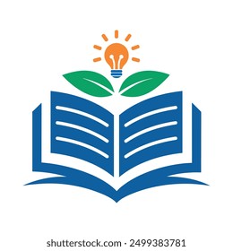 Education Book concept Logo Design