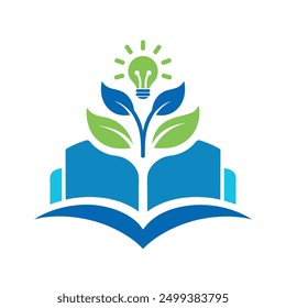 Education Book concept Logo Design
