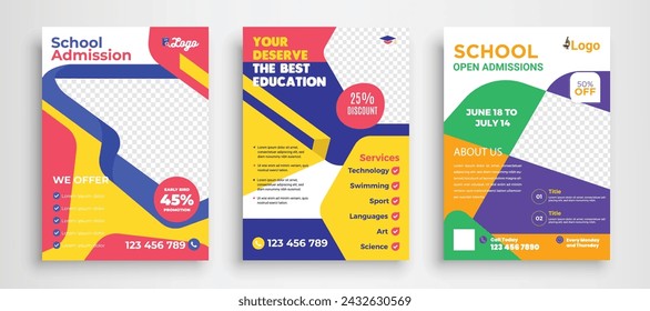 Design-Vorlage für Schulungsbücher in A4. Kann an Broschüre, Jahresbericht, Magazin, Poster, Geschäftspräsentation, Portfolio, Flyer, Banner, Website angepasst werden.