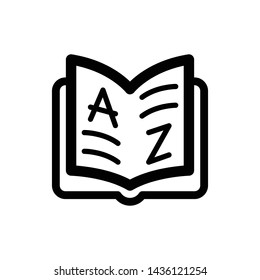 Education - Book, dictionary, knowledge Icon