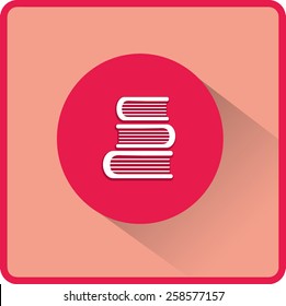 Education book. Flat vector icon