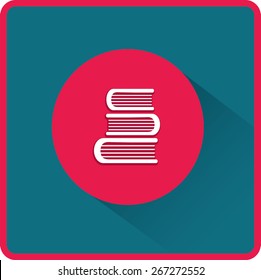 Education book. Flat vector icon