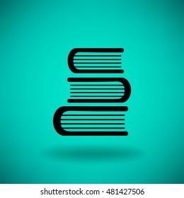 Education book. Flat vector icon