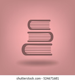 Education book. Flat vector icon