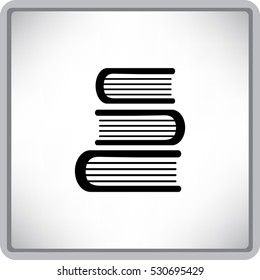 Bildungsbuch. Flaches Vektorsymbol